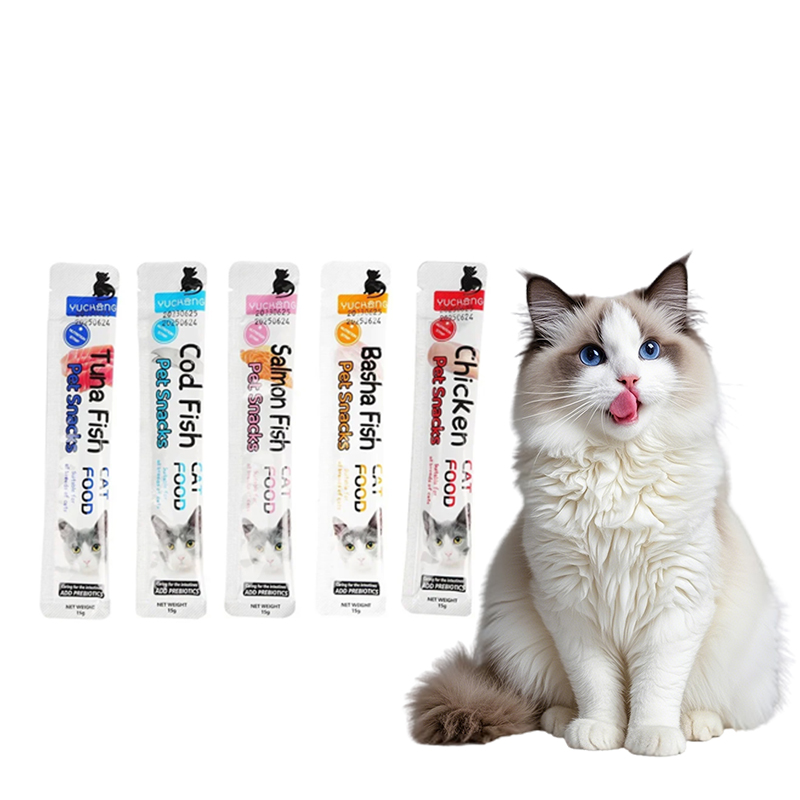 Food Snacks Label - 10 adet Kedi Şeritleri Evcil Hayvan