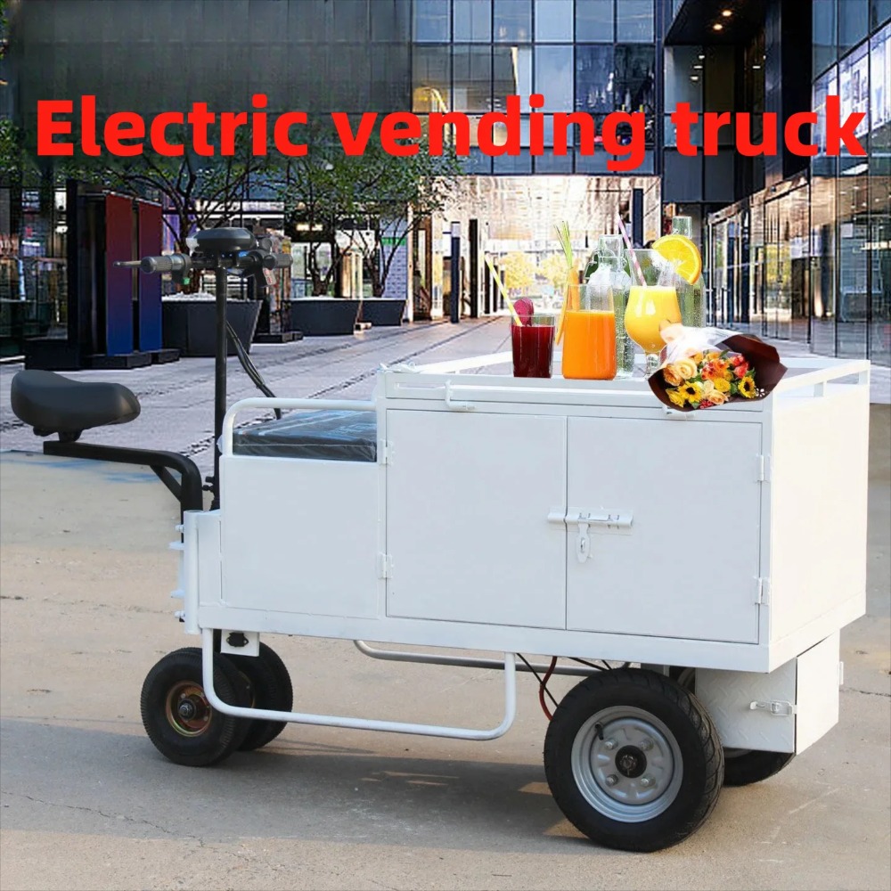Snacks Food Stall - Çok Amaçlı Elektrikli 3 Tekerlekli Düz