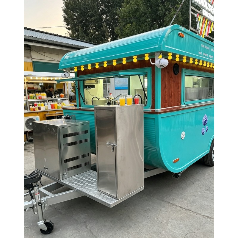 Snacks Food Stall - Ticari Cadde Gece Pazarı İkram Arabası