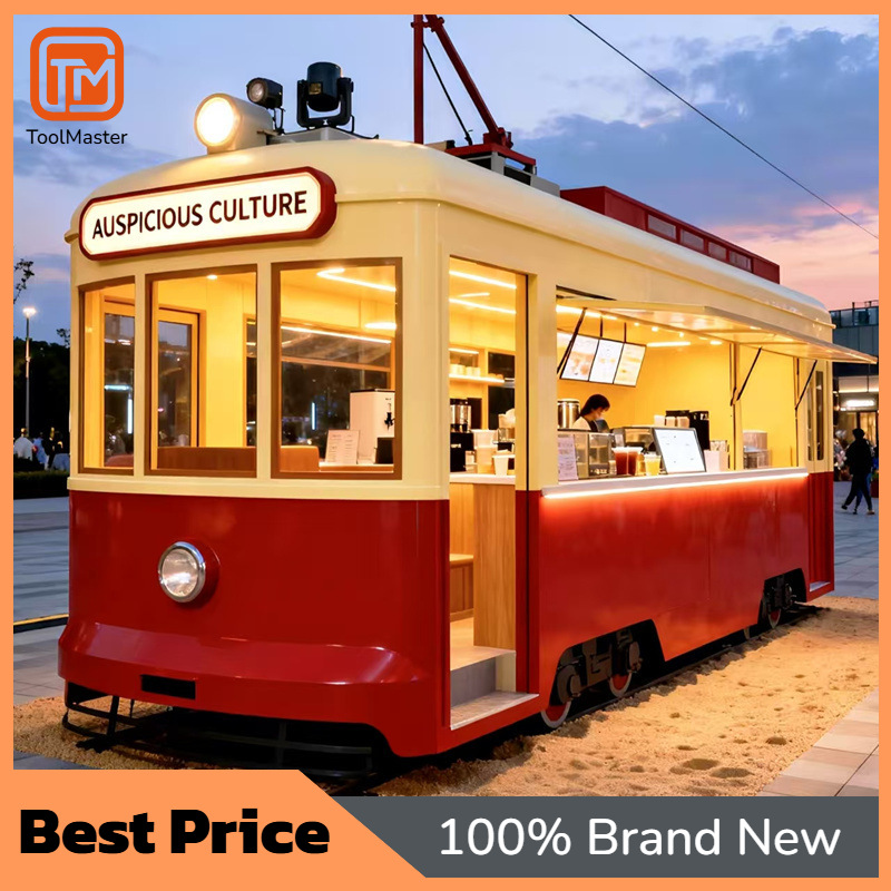 Snacks Food Stall - 【Yeni Tasarım】Avrupa Vintage Tram Gıda Arabası,