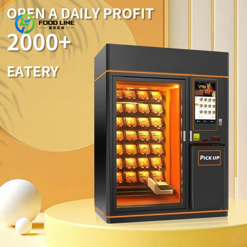 Food Snack - Özelleştirilmiş Sıcak Yemek Otomatı, Fast Food