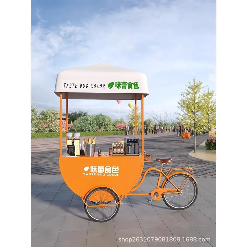 Food Snack - Açık Alan Mobil Yiyecek Arabası, Kahve,