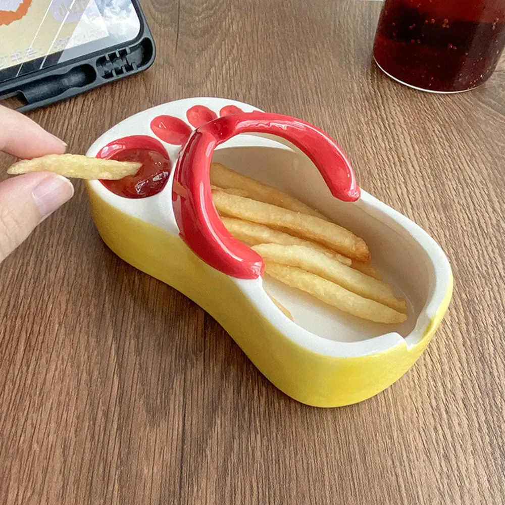 Yaratıcı Komik Terlik Şeklinde - Food Snacks Restaurant incelemesi ve fiyatı