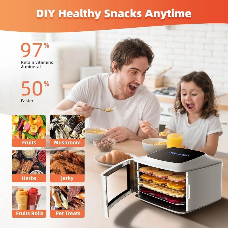 Dijital Gıda Kurutucu - Et Kur - Food Dehydrator Snacks incelemesi ve fiyatı