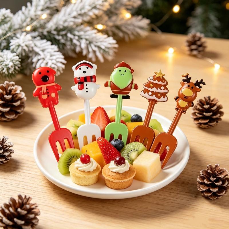 10 Adet Gıda Sınıfı Noel Meyve - Xmas Food Snacks incelemesi ve fiyatı