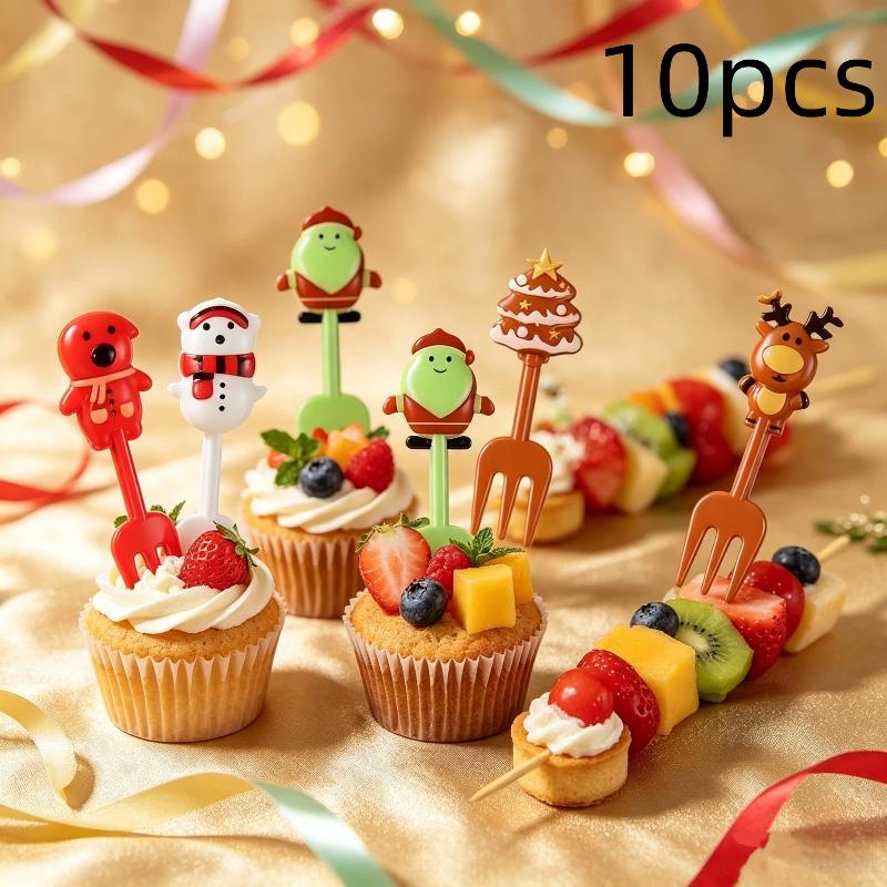 10 Adet Gıda Sınıfı Noel Meyve - Xmas Food Snacks incelemesi ve fiyatı