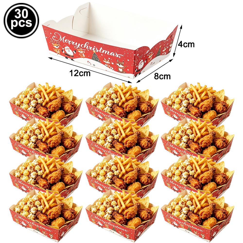 Noel Baba Temalı Tek Kullanıml - Xmas Food Snacks incelemesi ve fiyatı