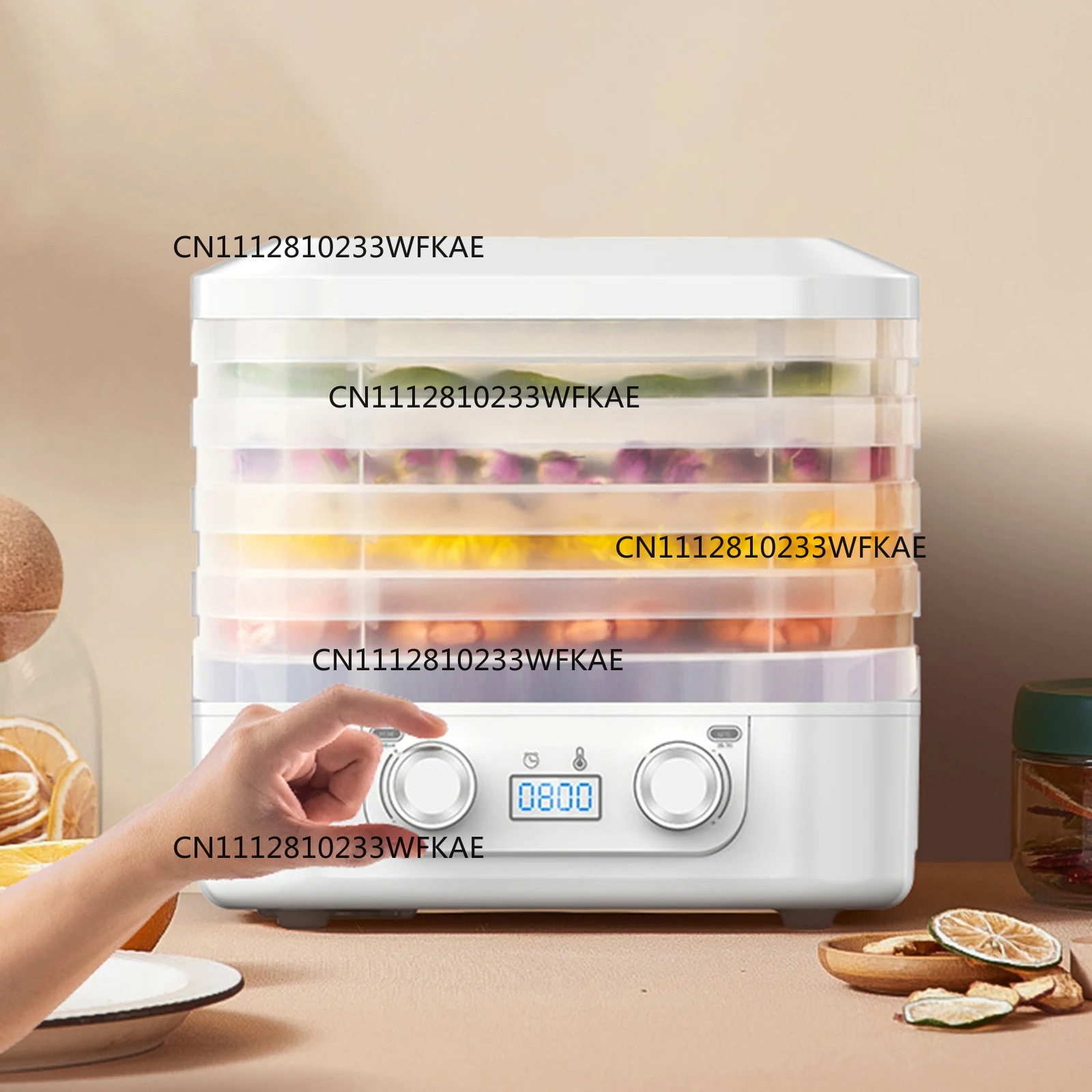 48 Saat Uzun Süreli Termostati - Food Dehydrator Snacks incelemesi ve fiyatı