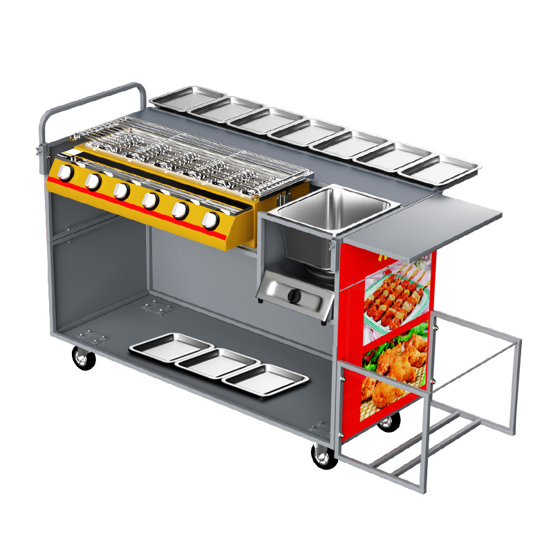 Mobil Barbekü Kamyonu Çevre Do - Snacks Food Stall incelemesi ve fiyatı